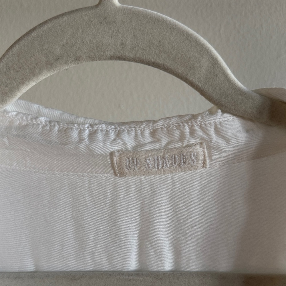 CP Shades White Rayon/Silk Button Down Shirt - Picture 3 of 7